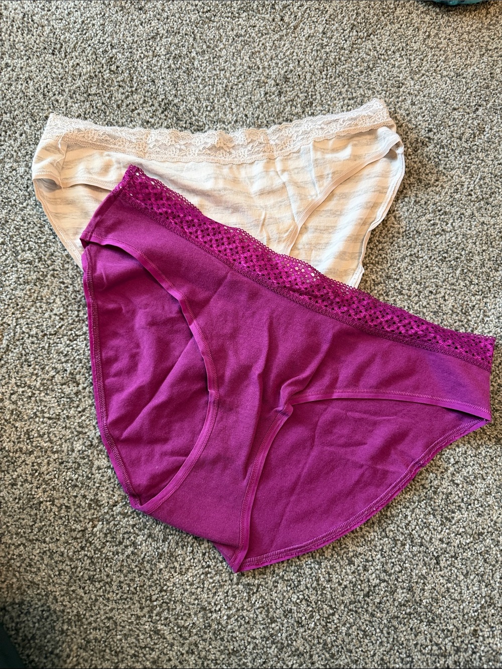Women’s Cotton Lace-Trim Bikini Panty - Victoria’s Secret